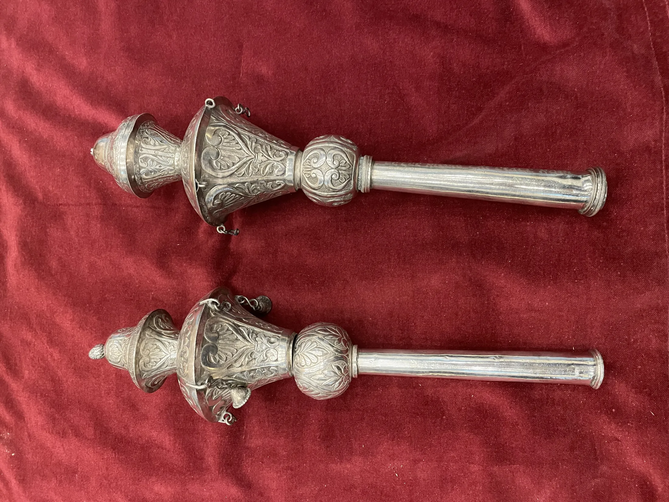 Ritual objects from İzmir Jewish heritage.